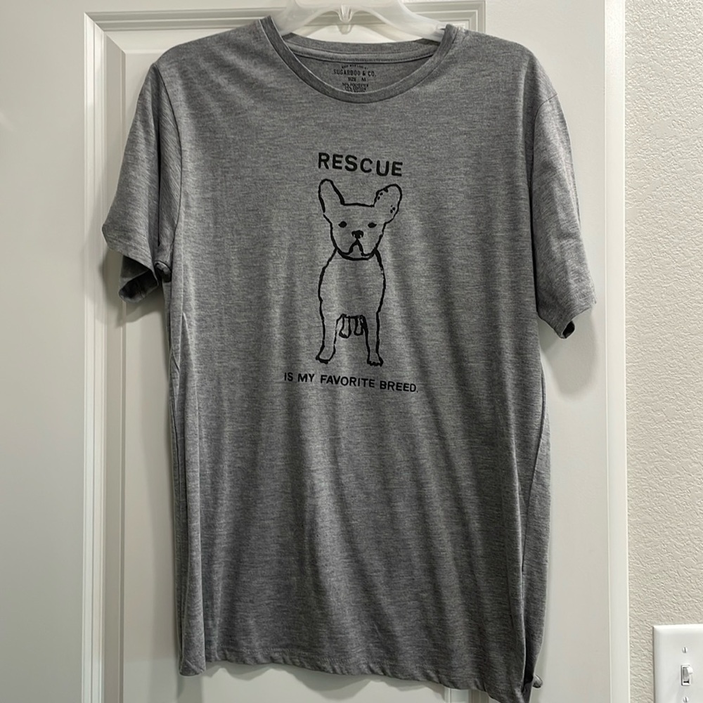 Gray short sleeve unisex tshirt
